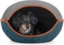 Felt Cubby - Two-Color Round (Heather Gray/Lagoon Blue)