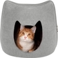 Felt Cubby - Cat Shaped (Heather Gray)